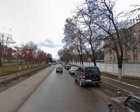 Улица Военных автомобилистов в Рязани, вид с панорамы